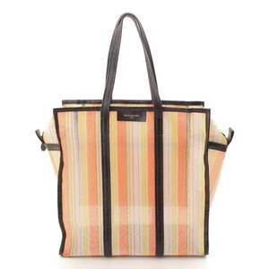 Balenciaga Bazaar Shopper Mesh Tote Bag Orange